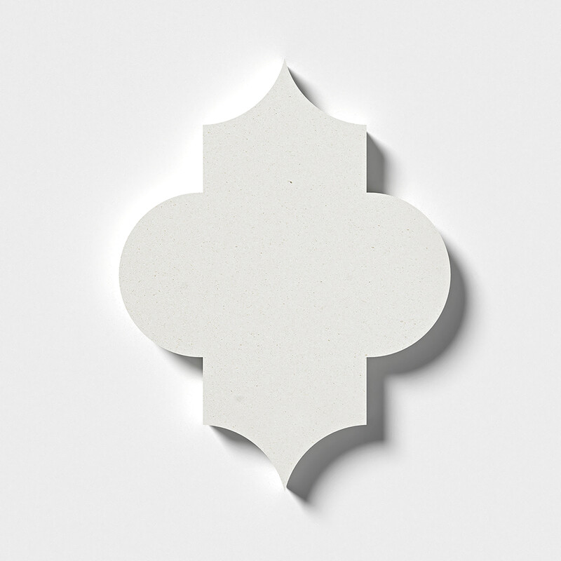 Champagne Honed Arabesquette Waterjet Limestone Tiles 6x8 1/4