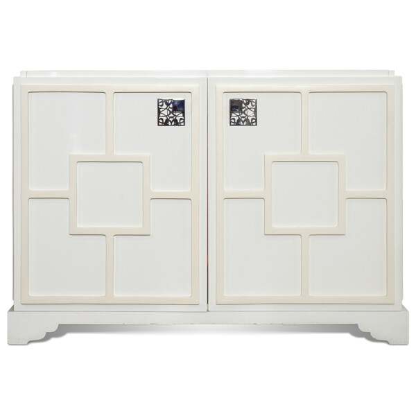 Gabinetes de banheiro Pavillion brancos e frescos 48×21