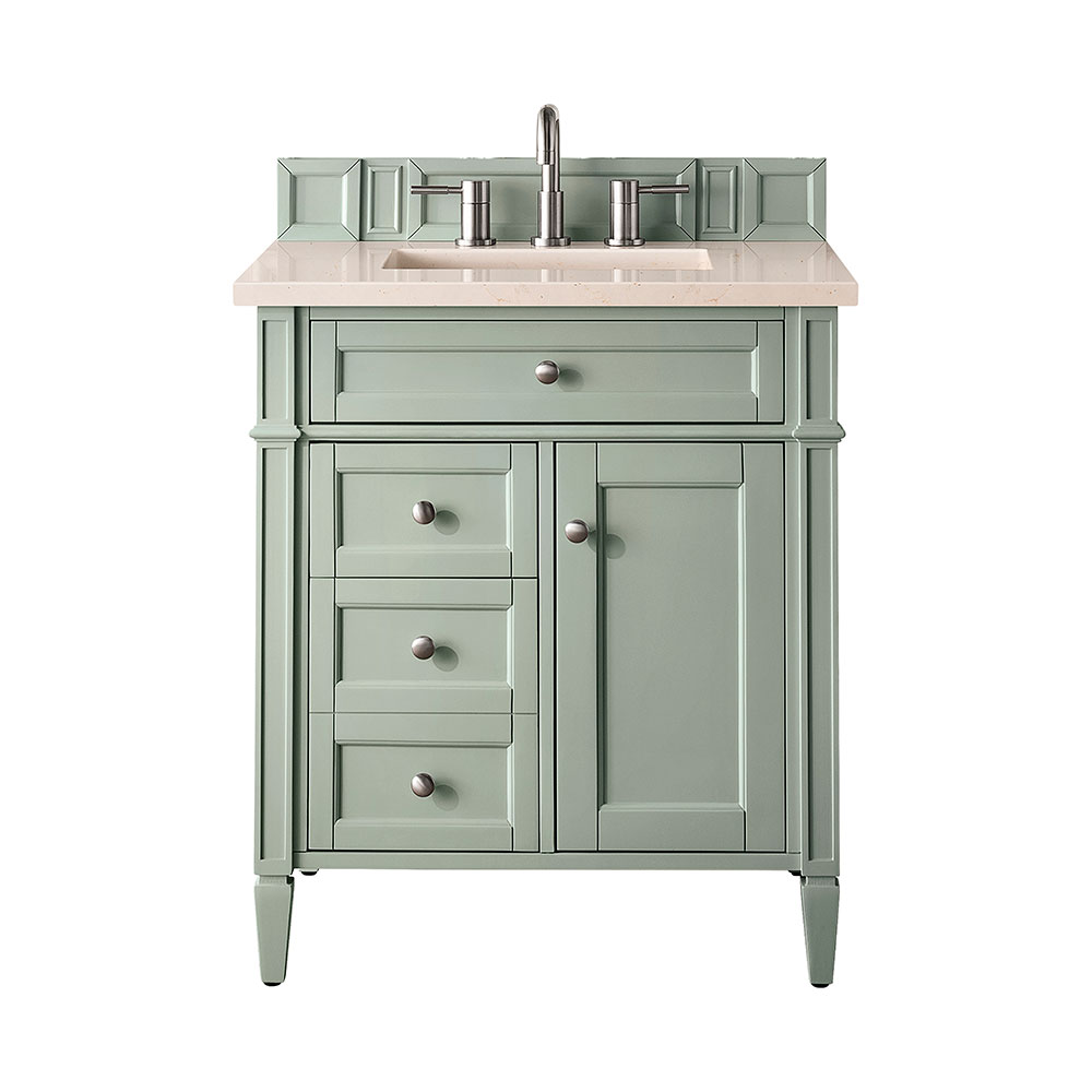 Britanny Sage Green Eternal Marfil Quart Bathroom Vanities 30×34 ...