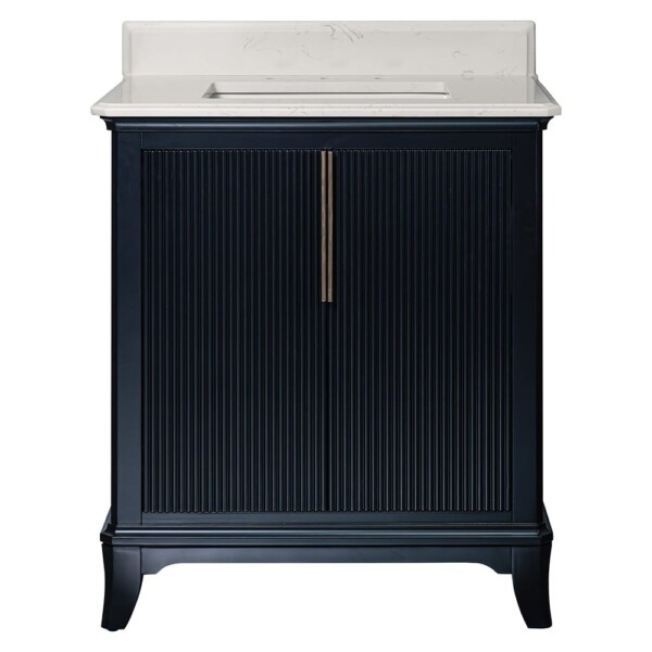 Imagem de gabinetes de banheiro Carrara Grosvenor Nayv Blue 31×22