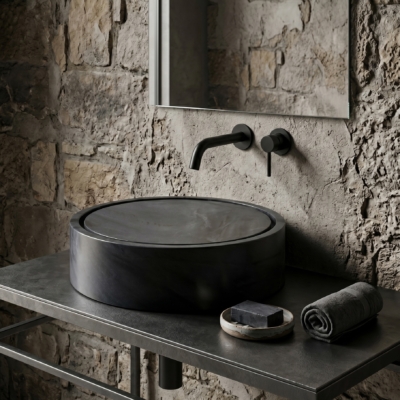 Bardiglio Royal Honed Serenity Marble Sink 18×6 (SN00236)