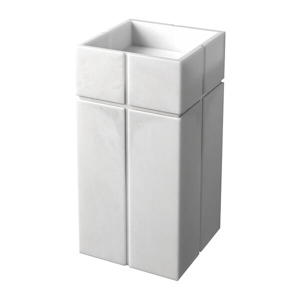 Iceberg Honed Soho Marble Sink 20×20 Image