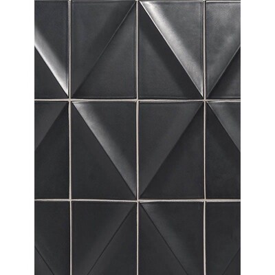 Itch Black Glossy Diamete Ceramic Wall Decos 4x6