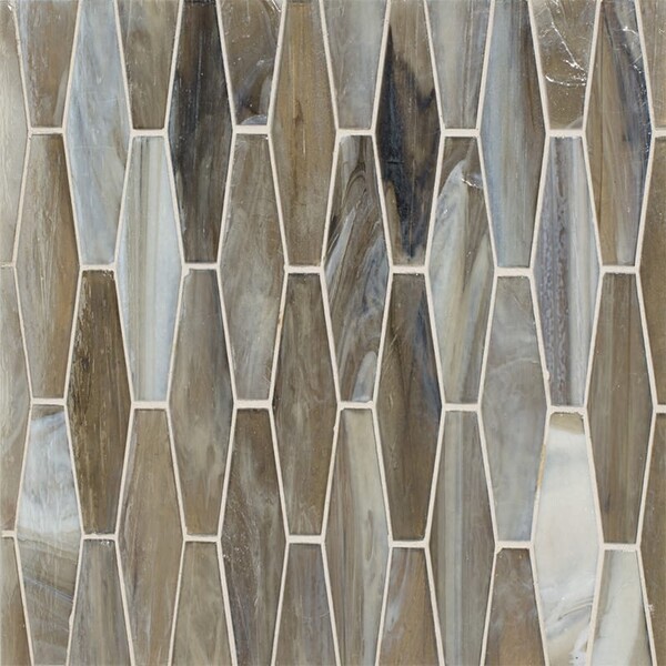 Kiri Iridescent Ehex Glass Mosaic 12 7/8×9 7/8 Image