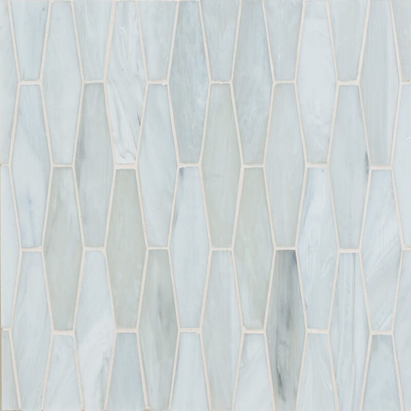 Lotus Silk Ehex Glass Mosaic 12 7/8x9 7/8