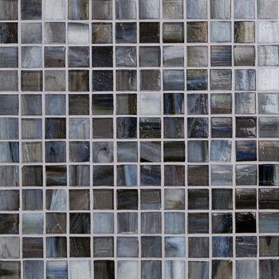 Metta Iridescent 1x1 Glass Mosaic 12 3/8x12 3/8