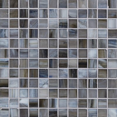 Metta Silk 1x1 Glass Mosaic 12 3/8x12 3/8