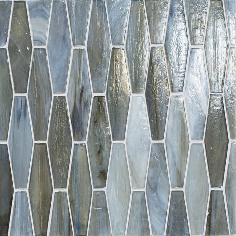 Metta Iridescent Ehex Glass Mosaic 12 7/8x9 7/8