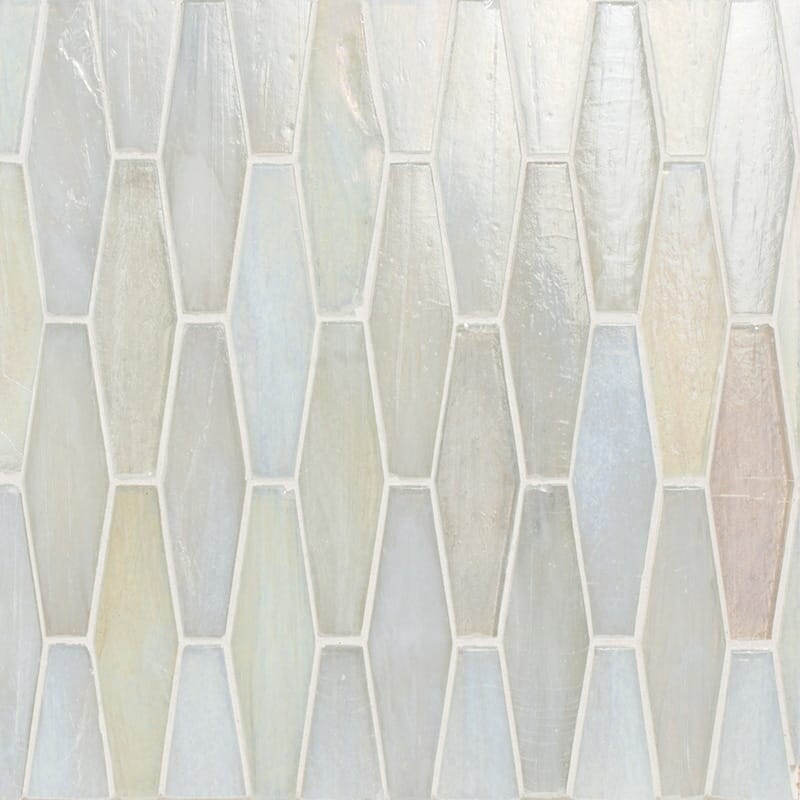 Puka Iridescent Ehex Glass Mosaic 12 7/8x9 7/8