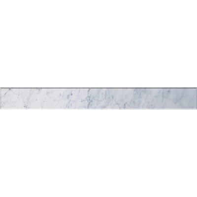 White Carrara Honed Marble Thresholds 4x36