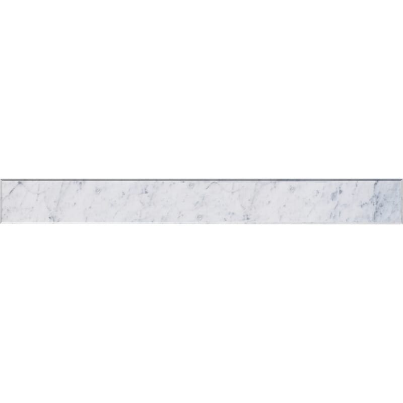 White Carrara Extra Polished Marble Thresholds 4x36