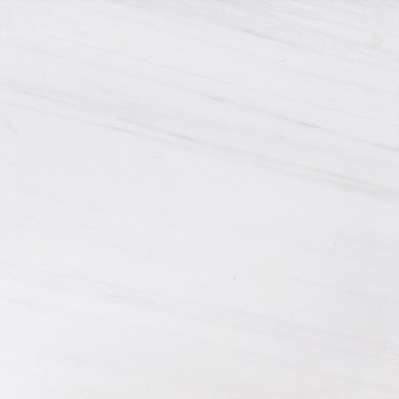 Snow White Polished Marble Tile 18×18 Image