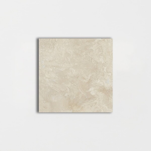 Ivory honed travertine tile smooth matte natural stone surface by Country Floors