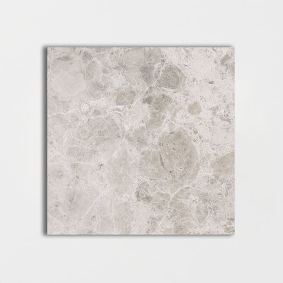 Silver Shadow Polished Marble Tile 6x6