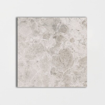 Silver Shadow Polished Marble Tile 6×6 Image