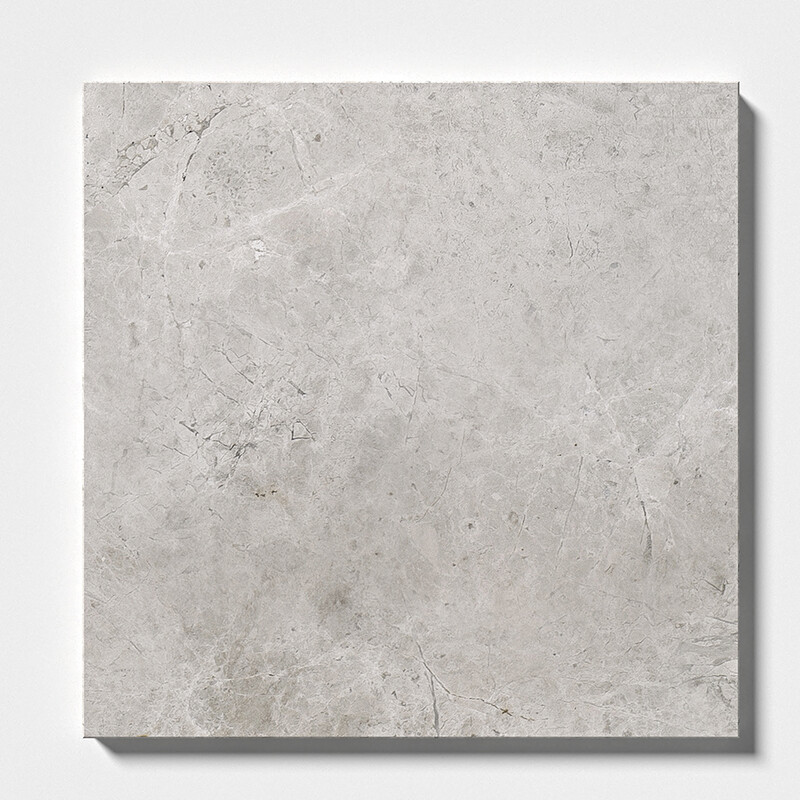 Silver Clouds Polished Marble Tile 12x12