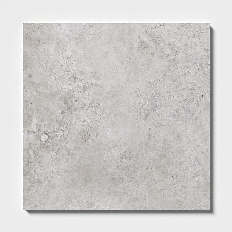 Silver Clouds Polished Marble Tile 18x18