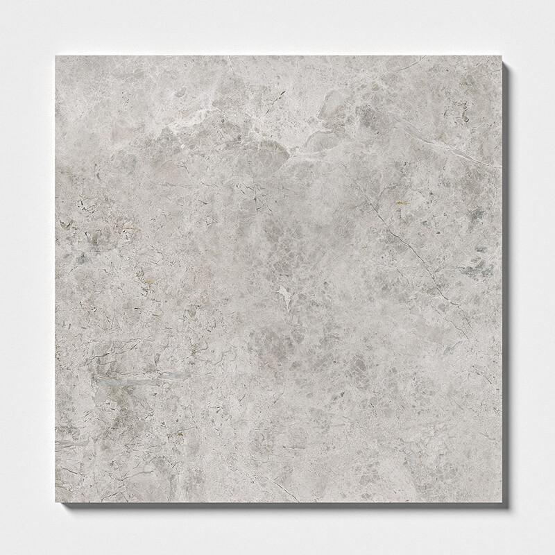Silver Shadow Honed Marble Tile 18x18