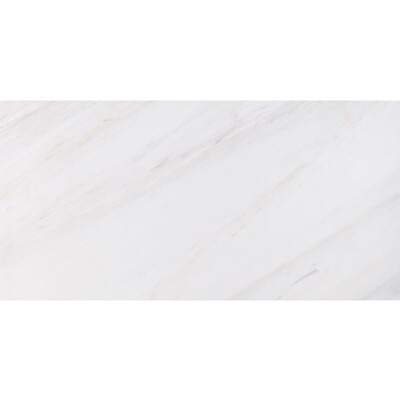 Snow White Polished Marble Tile 2 3/4x5 1/2
