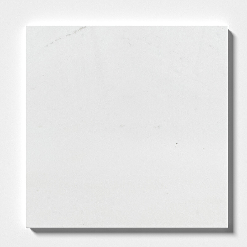 Aspen White Honed Marble Tile 12x12