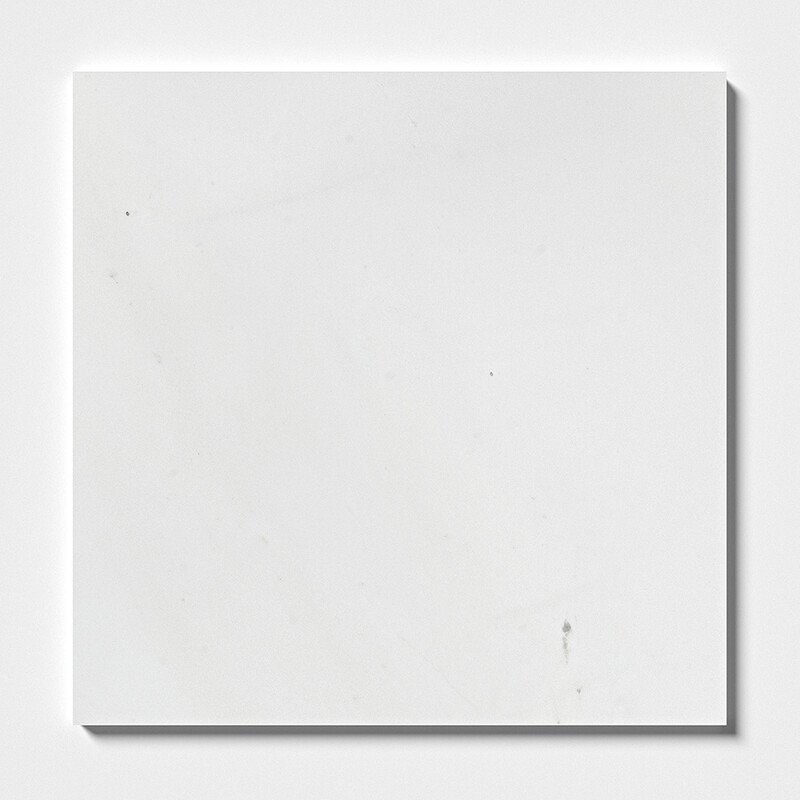 Aspen White Polished Marble Tile 18×18 Image