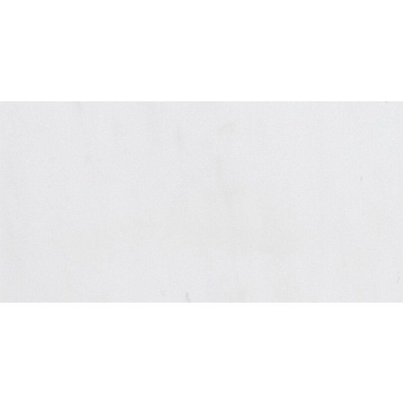 Aspen White Polished Marble Tile 12×24 Image