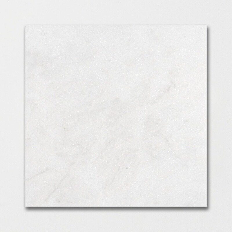 Glacier Honed Marble Tile 18x18