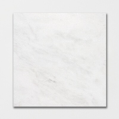Glacier Honed Marble Tile 24x24