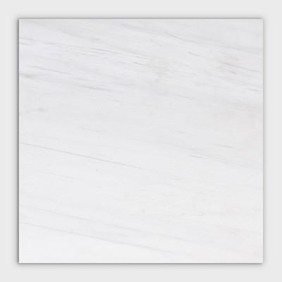 Snow White Honed Marble Tile 18x18