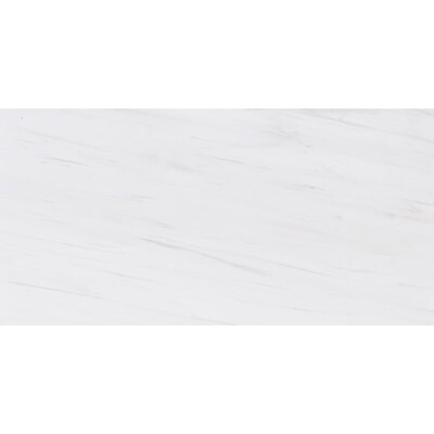 Snow White Polished Marble Tile 6x12