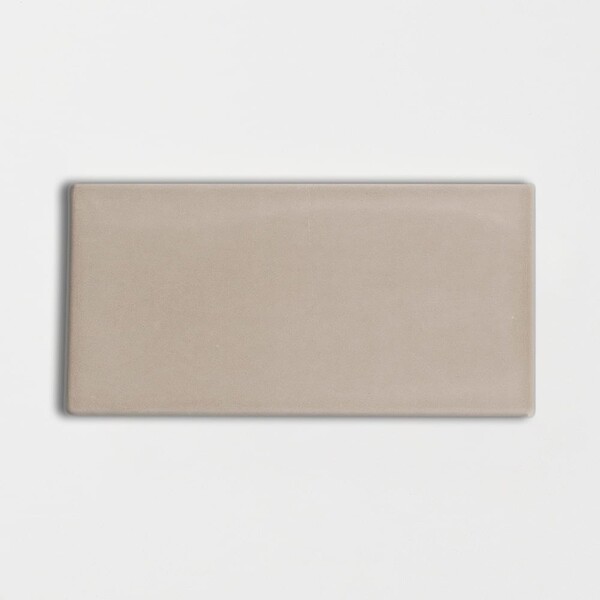 Latte Glossy Ceramic Tile 3×6 Image