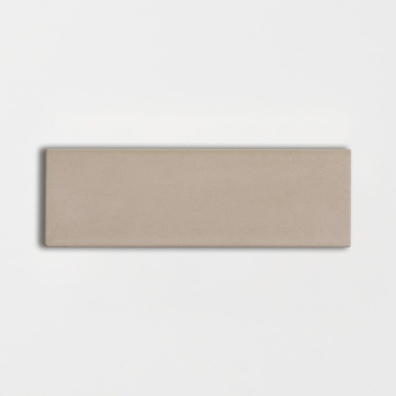 Latte Glossy Ceramic Tile 3×9 Image