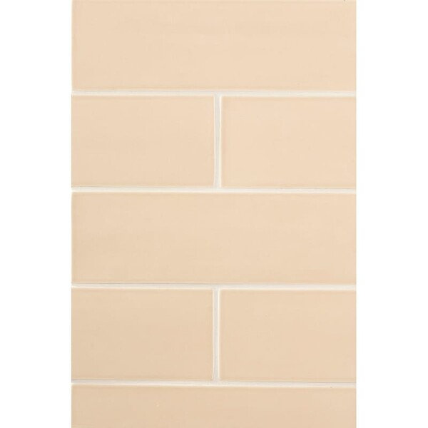 Honey Glossy Ceramic Tile 4×12 Image