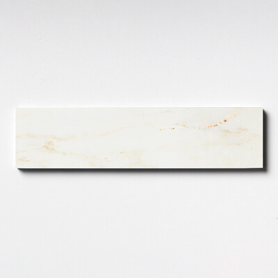 Calacatta Amber Honed Subway Marble Tile 3×12 Image