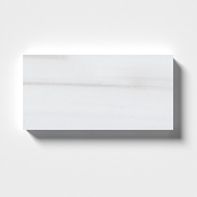 Bianco Dolomiti Honed Marble Tile 2 3/4x5 1/2