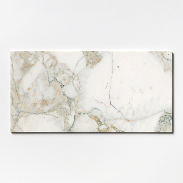 Calacatta Green Polished Marble Tile 12×24 Image