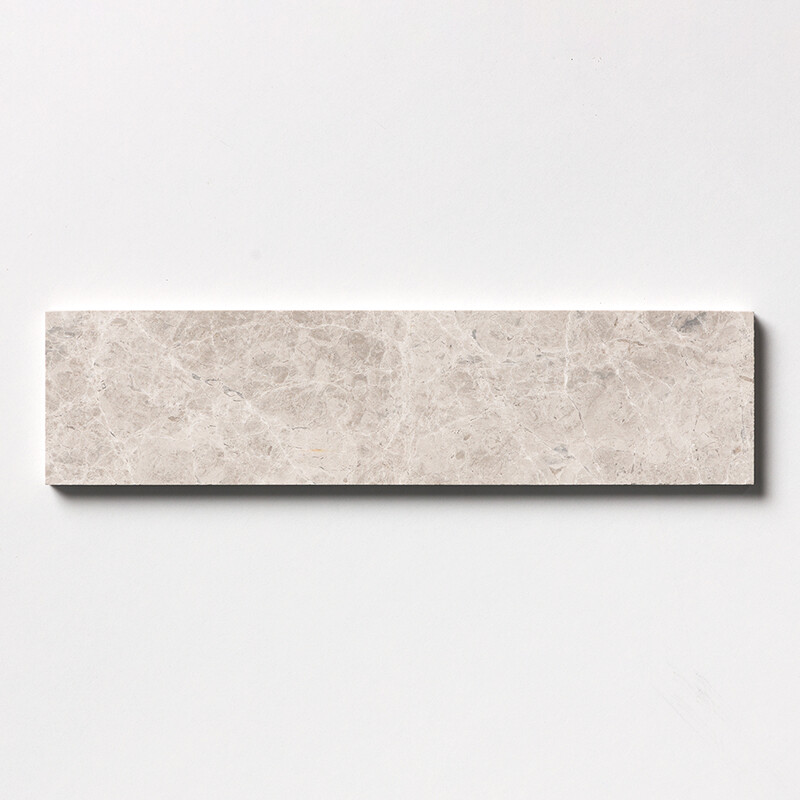 Silver Shadow Honed Subway Marble Tiles 3x12