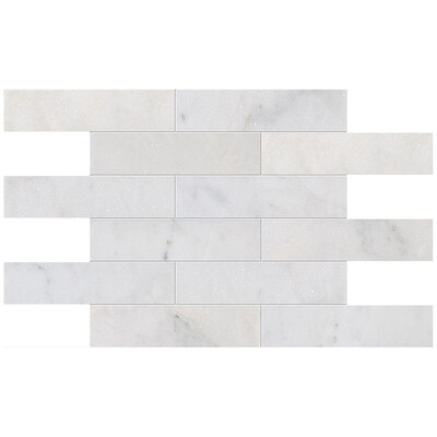 Glacier Honed Marble Tile 3x12
