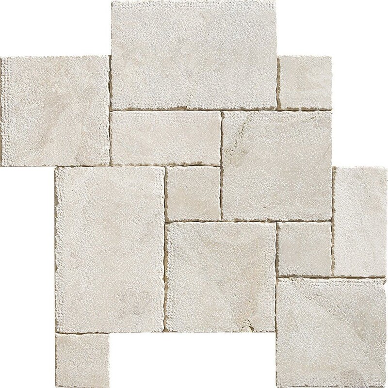 Diana Royal Reclaimed Marble Pavers Ashlar Pattern Image