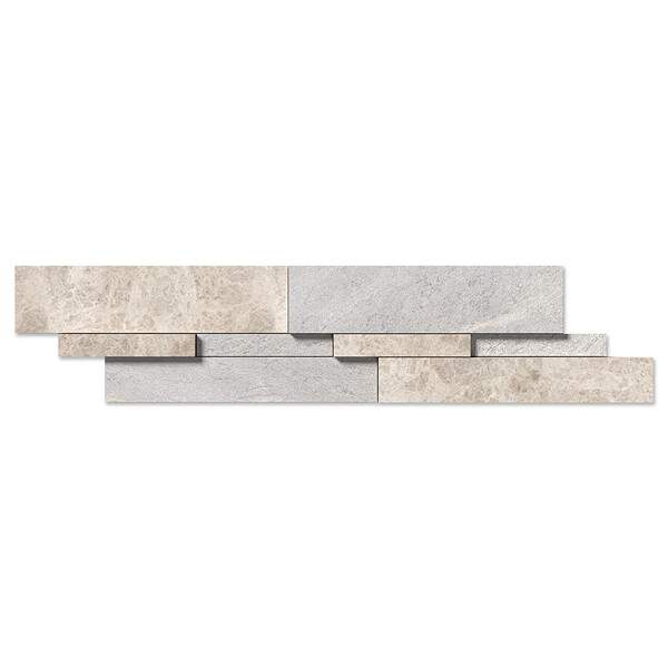 Silver Shadow Multi Finish Marble Wall Decos New Elevation Pattern Image