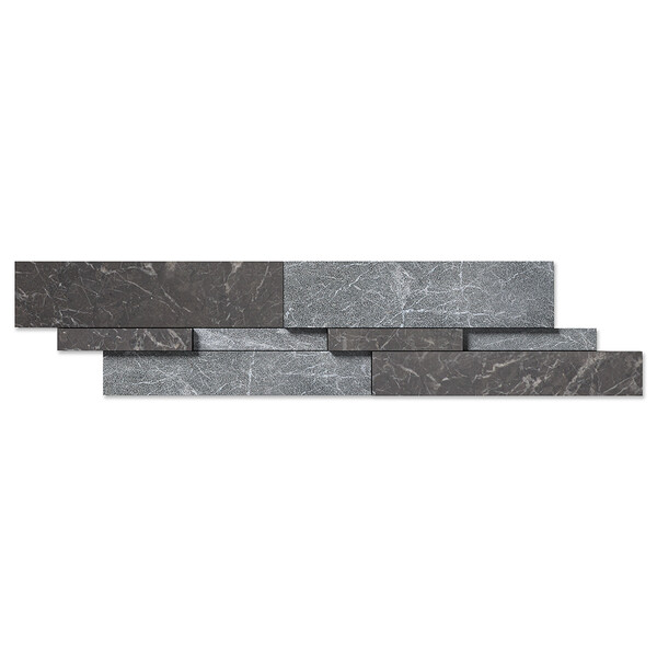 Iris Black Multi Finish Marble Wall Decos New Elevation Pattern Image
