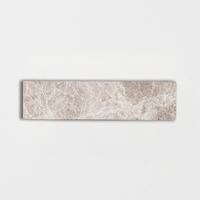 Silver Shadow Polished Subway Marble Tile 2x8