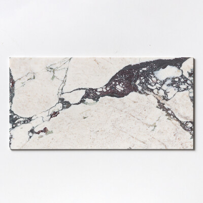 Calacatta Viola Honed Marble Tile 12x24