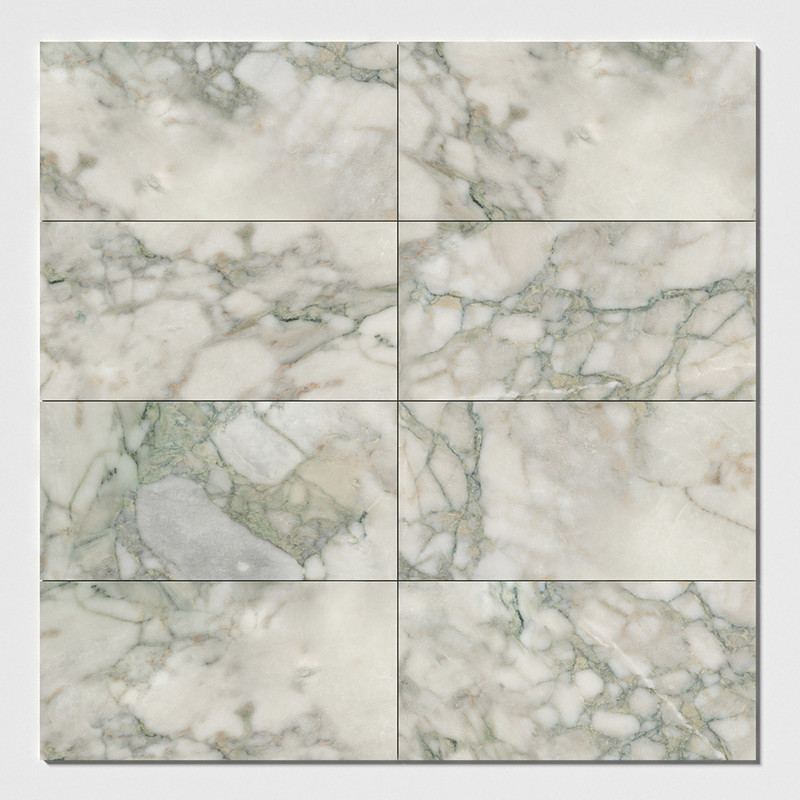 Calacatta Green Honed Marble Tile 12x24