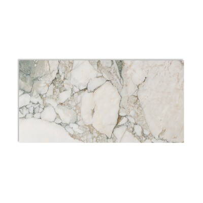 Calacatta Green Classic Honed Marble Tile 12x24