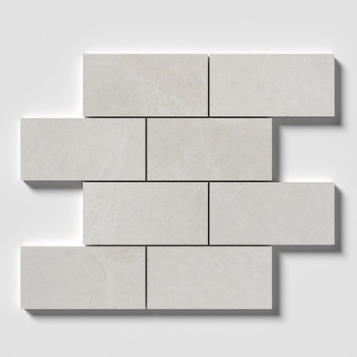 Vanilla Honed Marble Tile 2 3/4×5 1/2 Image