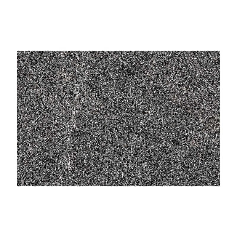 Iris Black Leather Marble Tile 24x36