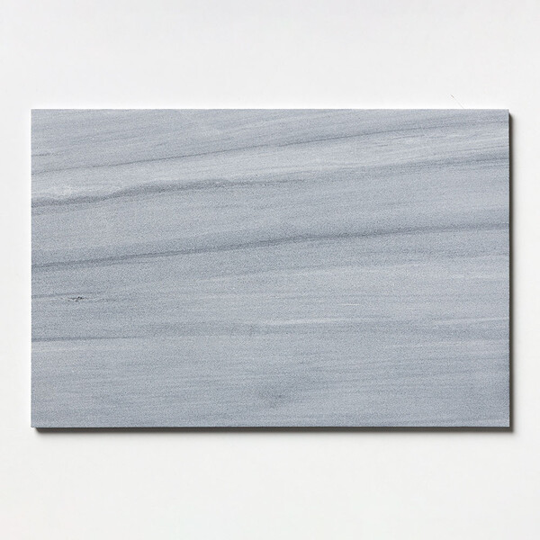 Bardiglio Royal textured marble tile with linear gray veining by Country Floors