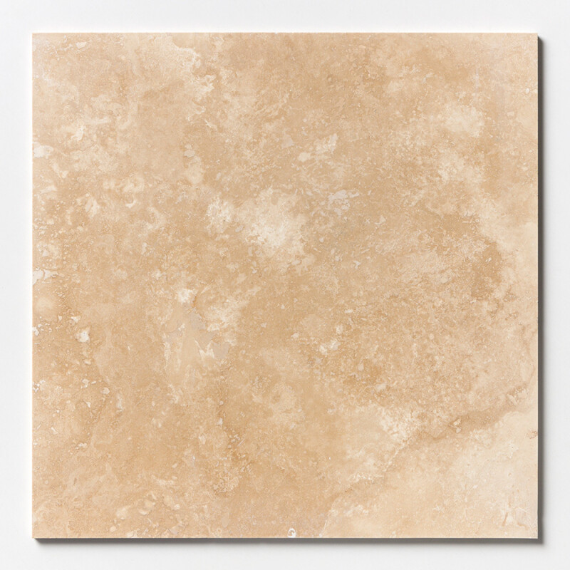 Ivory Light Patika Filled Travertine Tiles 18x18