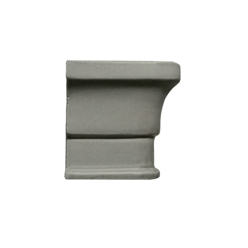 Ambrosia Moresque Glossy Rail Corner Ceramic Moldings 2x2